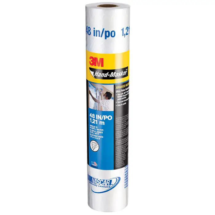 Pre-Folded Masking Film 48"x180' .375 mil