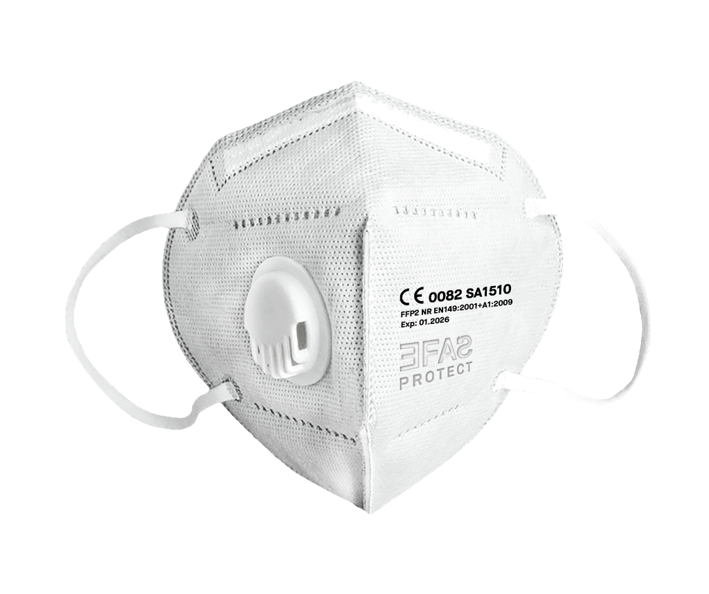 Disposable Particulate Respirator with valve FFP2, KN95