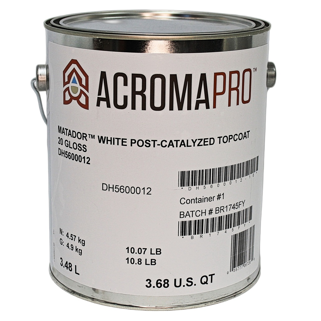 AcromaPro Matador White CV 20 Sheen 