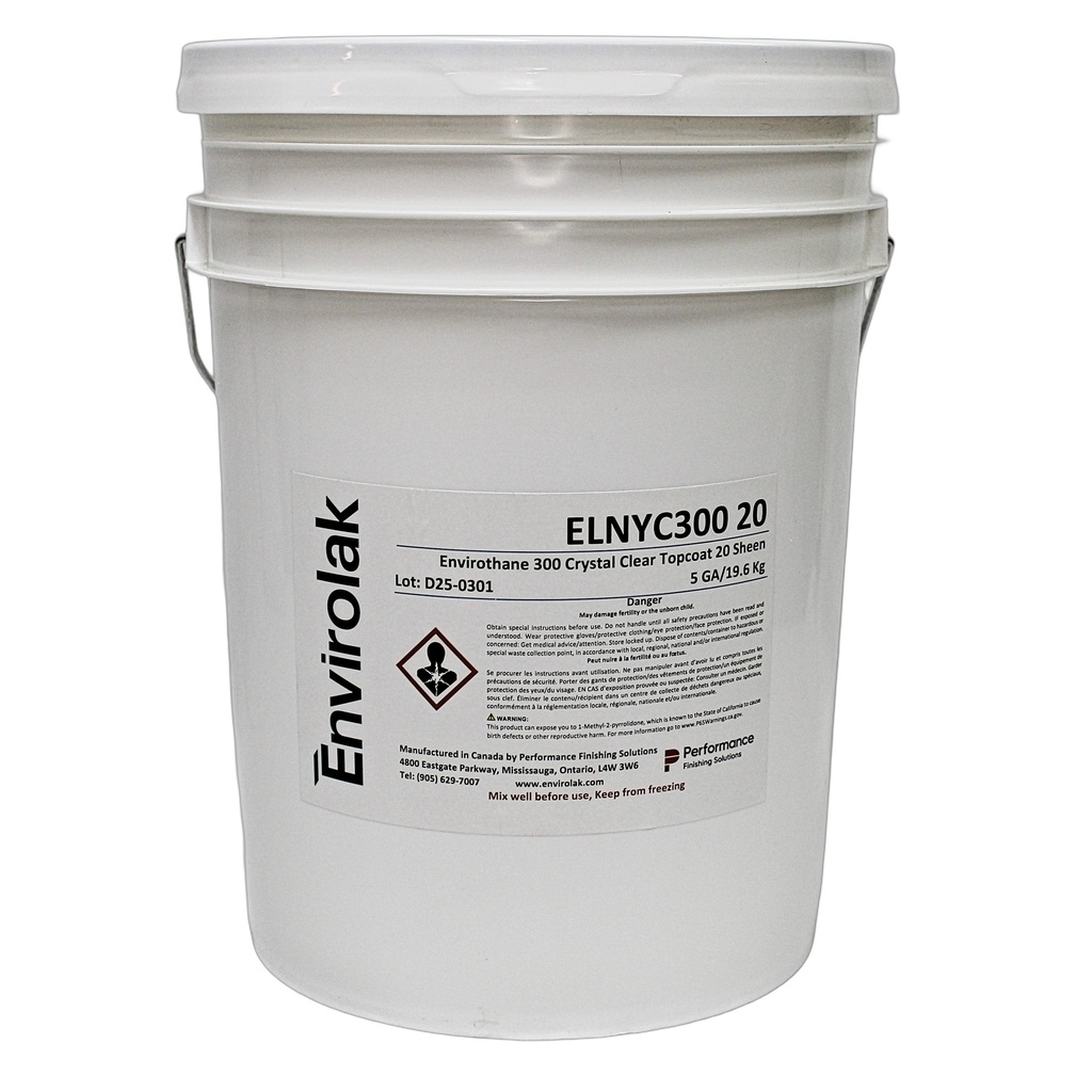 Envirothane 300 Crystal Clear Top Coat, 20 Sheen 