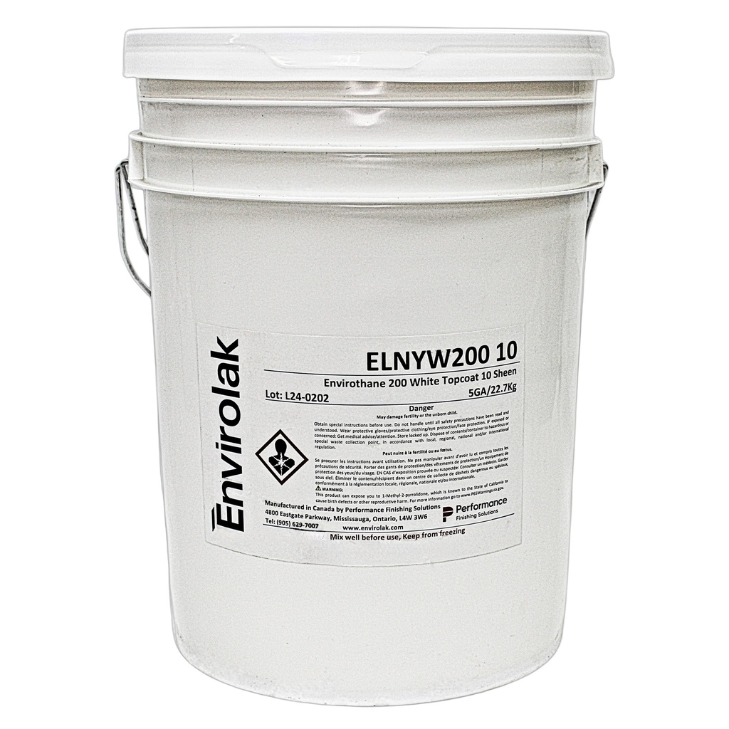 Envirothane 200 White Topcoat, 10 Sheen 