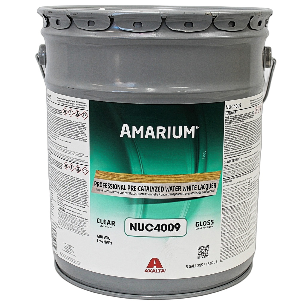 Amarium Pre-Catalyzed Self Seal Water White Lacquer-Gloss