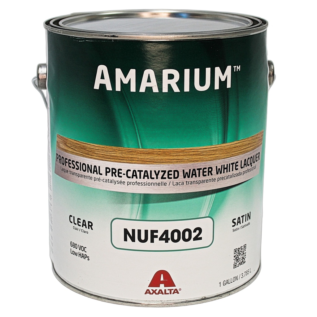 Amarium Pre-Catalyzed Self Seal Water White Lacquer-Satin