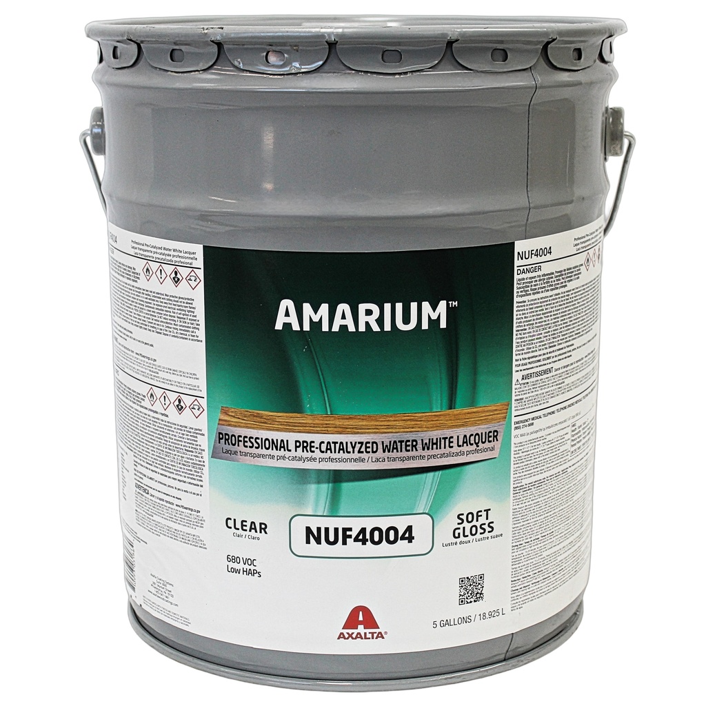 Amarium Pre-Catalyzed Self Seal Water White Lacquer-Soft Gloss