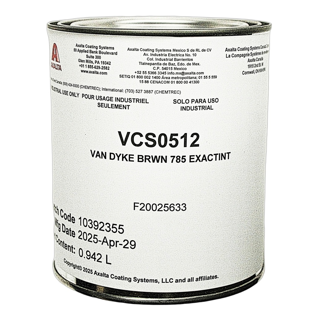Van Dyke Brown 85222 Exactint 785(1Qt)