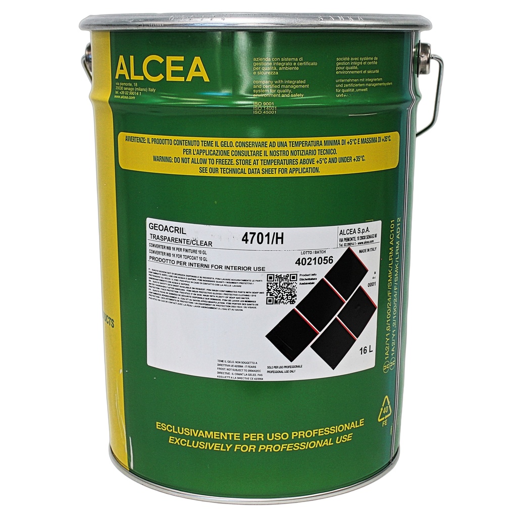 Alcea WB 1K Converter Topcoat, 10 Sheen 