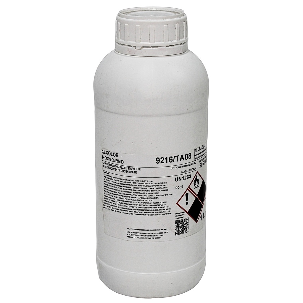Alcolor Red Water/Solvent Concentrate 