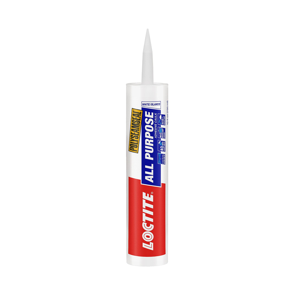Loctite Polyseamseal All Purpose Adhesive Caulk, Clear, Tube 10 fl oz