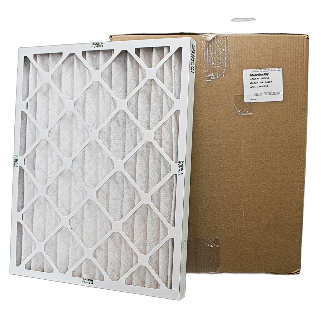 Pleated Furnace Filter 20"x25"x2", MERV 8
