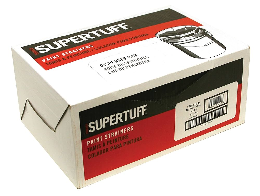Supertuff Paint Strainer 5Gal Trimaco, Regular Mesh Elastic Top