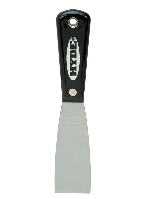 Hyde 1-1/2" Black & Silver Flexible Putty Knife Scraper