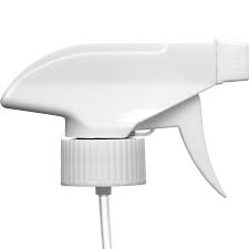 White Heavy-Duty Trigger Sprayer, 28mm 28-400, 9.875" Dip Tube, Spray/Stream