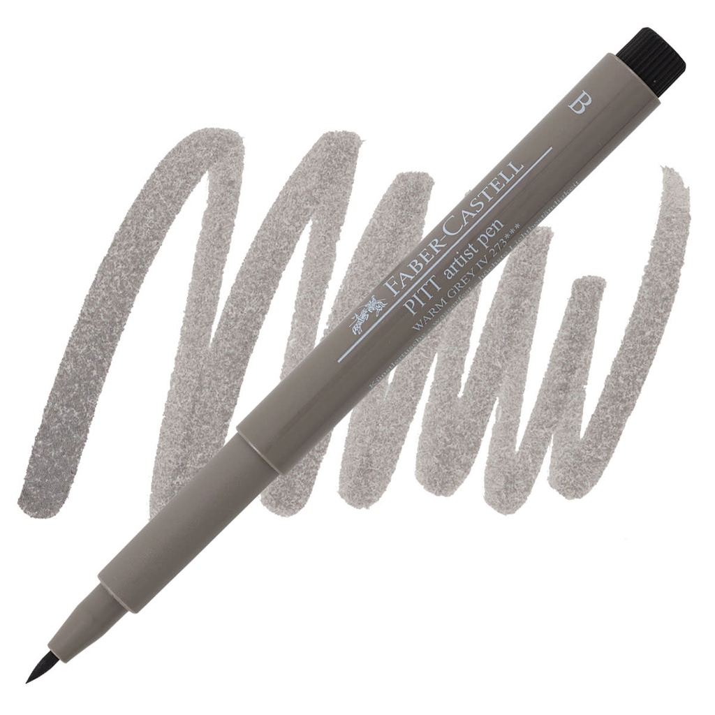 Faber-Castell Pitt Brush Pen-Warm Gray IV Brush 273