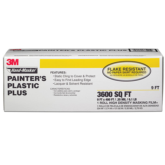 Painter's Plastic Plus 9'x400' .35 Mil Hand-Masker High Density