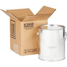 Shipping Box, 1 Gallon Paint Can Hazmat UN 4G, 275#