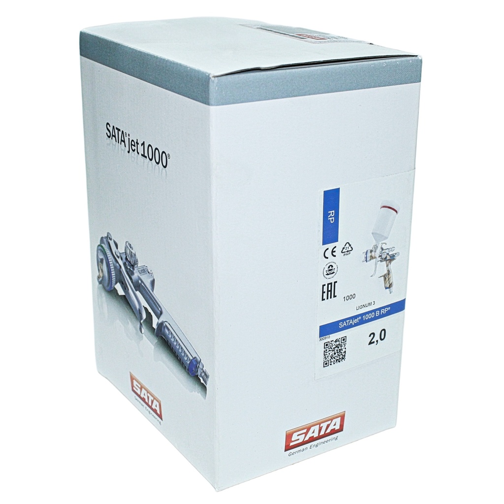 Satajet 1000 B RP 2.0 Tip, w/ 0.6 L Plastic Cup 
