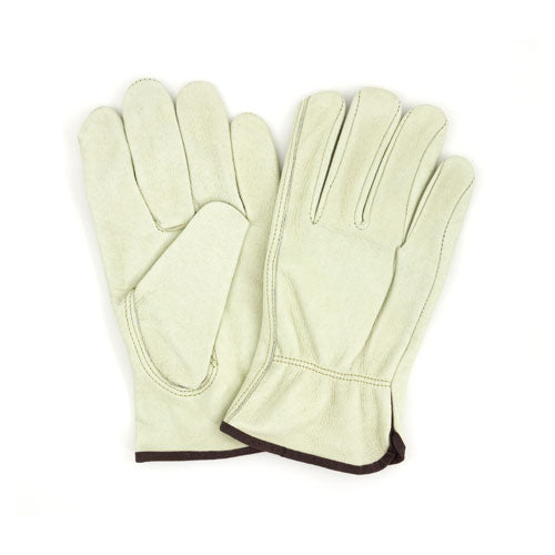 Cow Grain Leather Drivers Gloves, Large