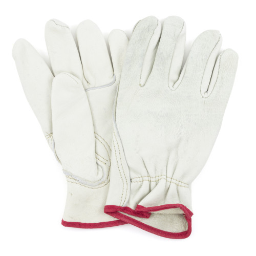 Cow Grain Leather Drivers Gloves, Small