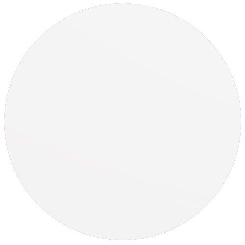 1 White PVC Screw Cover Caps w/ Adhesive(Standard Pack, 20 Sheets)