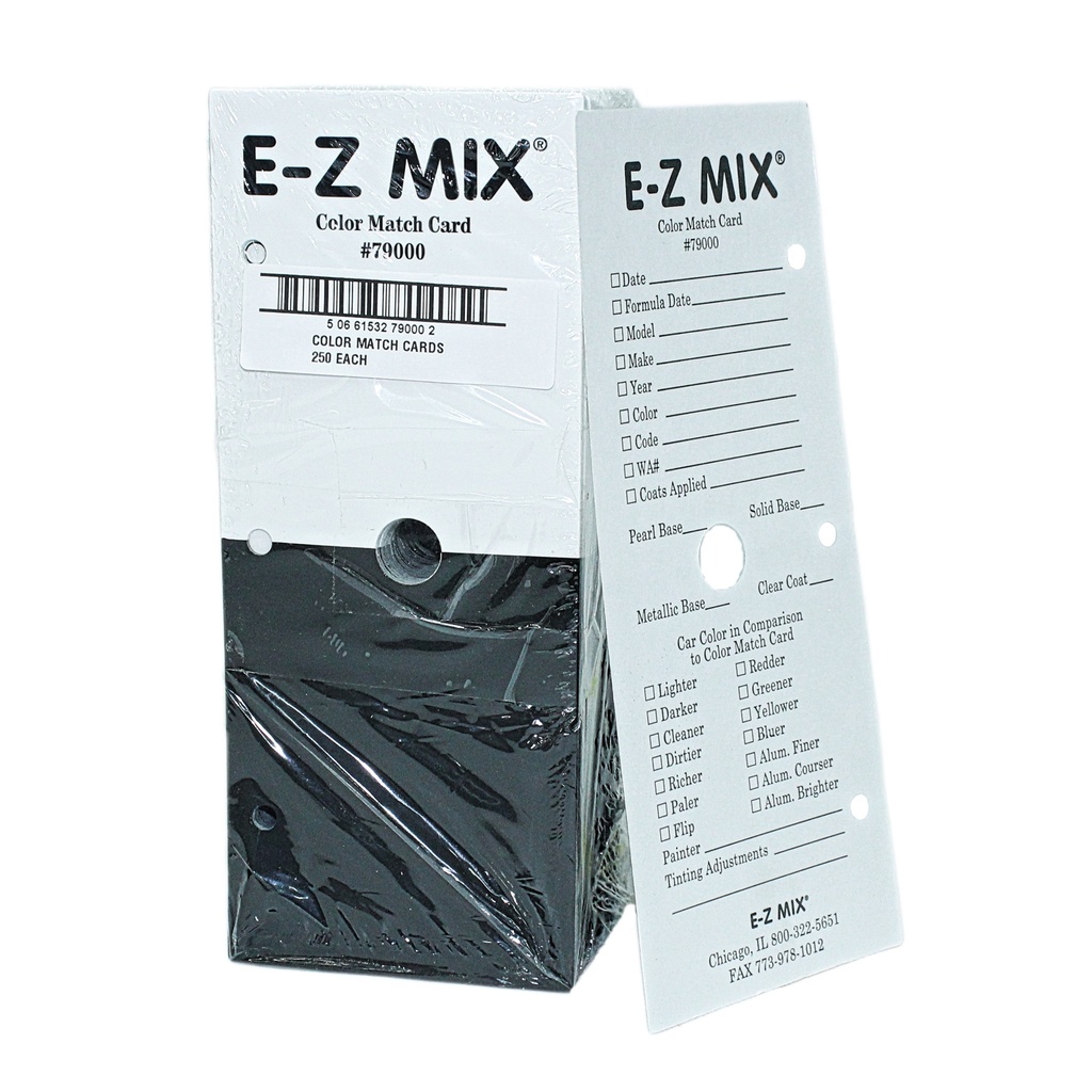 E-Z Mix Color Match Cards
