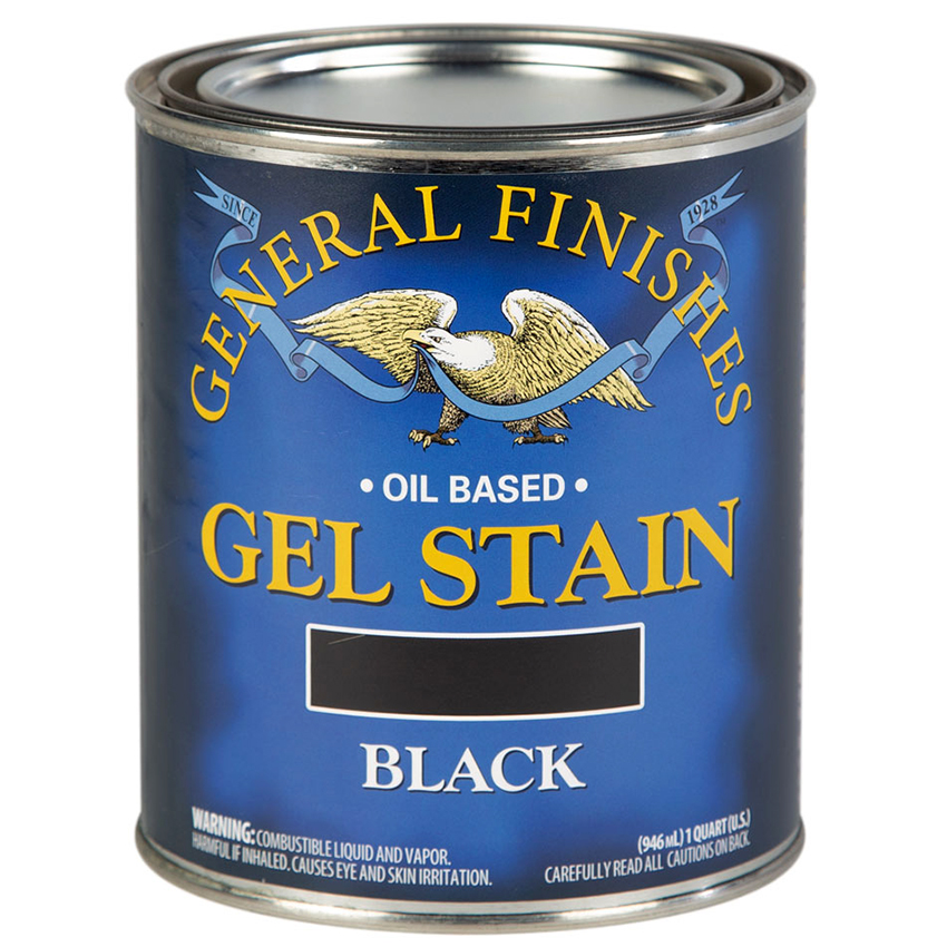 General Finishes Black Gel Stain(1Qt)