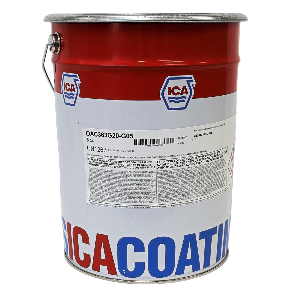 PU ACRYLIC CLEAR TOP COAT - 20 SHEEN