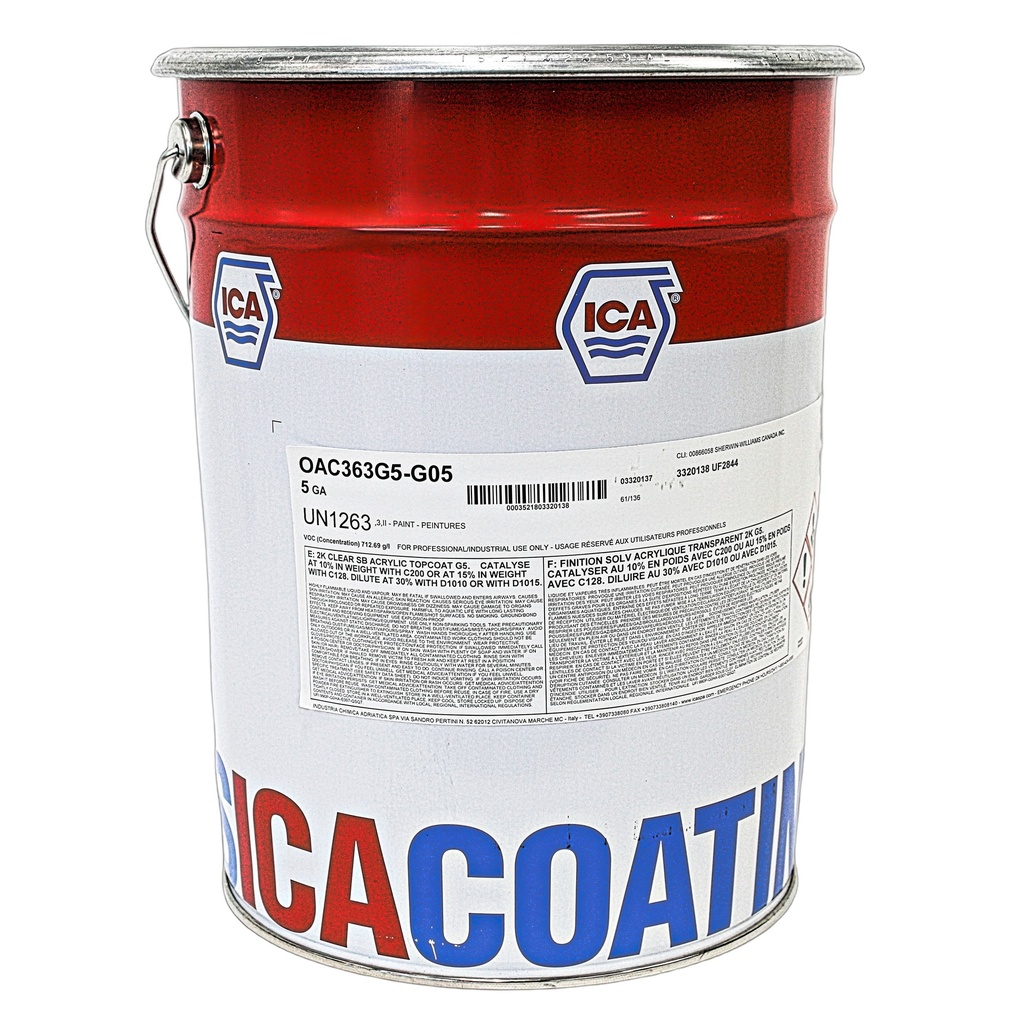 PU ACRYLIC CLEAR TOP COAT - 5 SHEEN