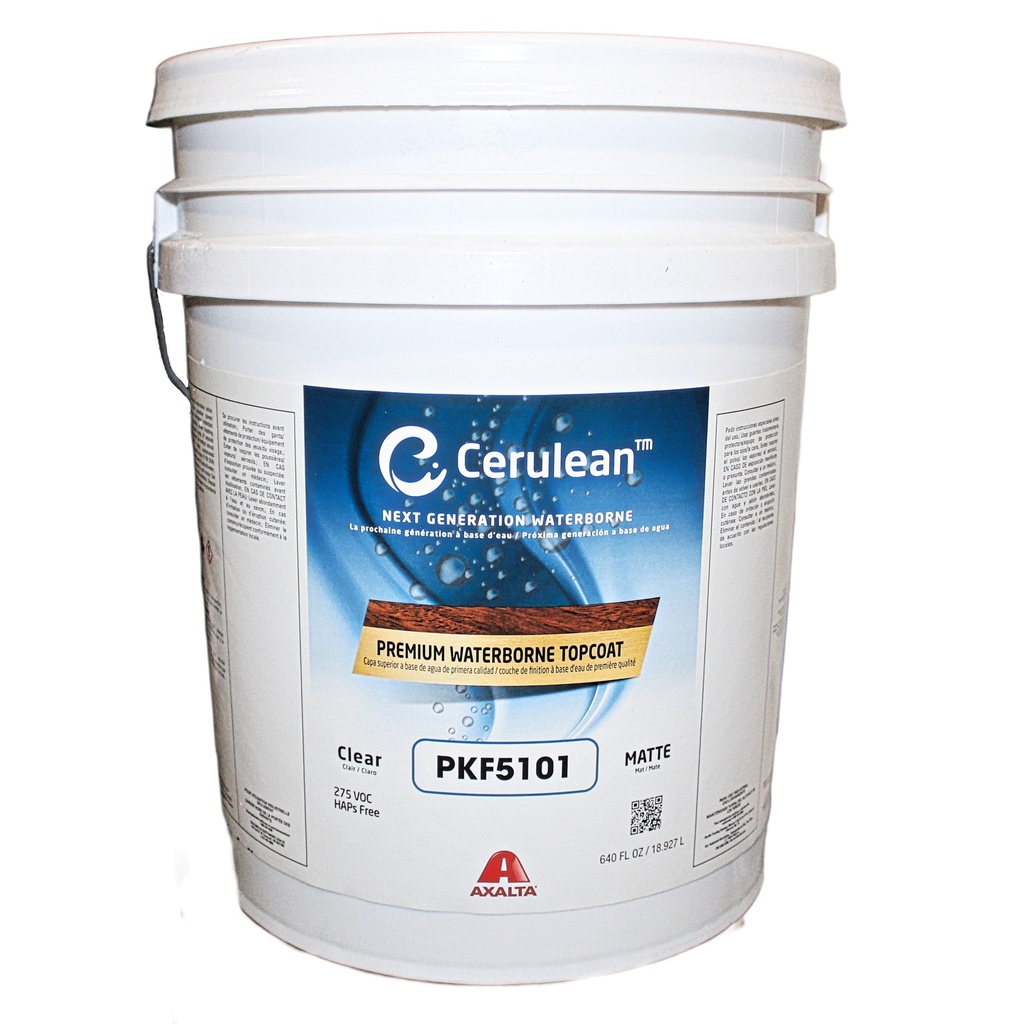 Cerulean Waterborne Topcoat - Clear - Matte 