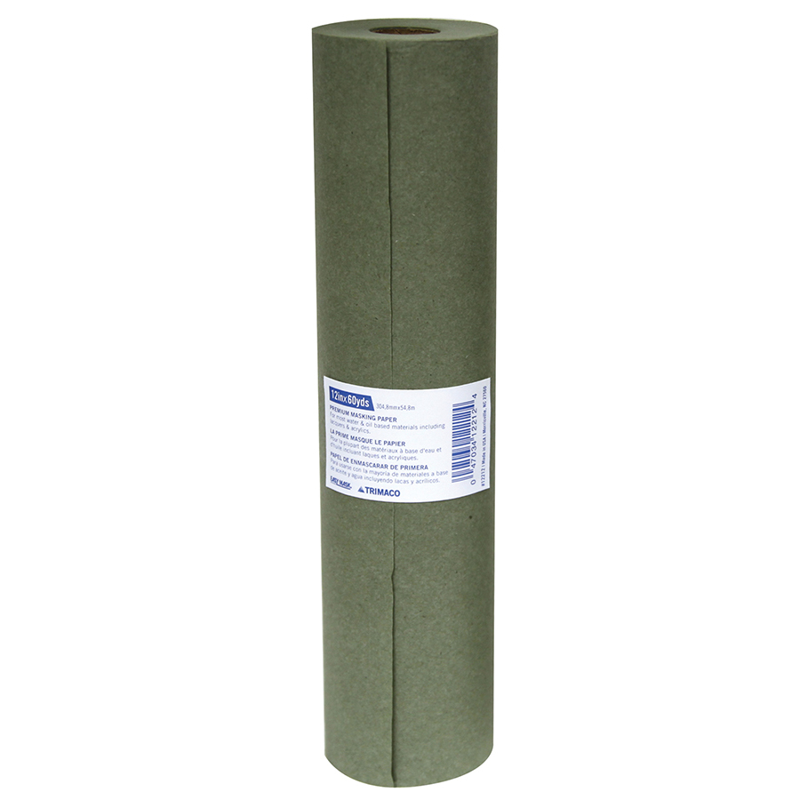 Premium Masking Paper 12"x180' Trimaco, Green