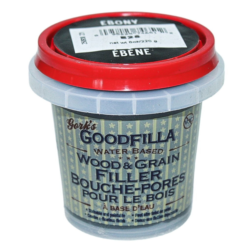 GoodFilla Wood Filler Ebony (1/4 Pint)