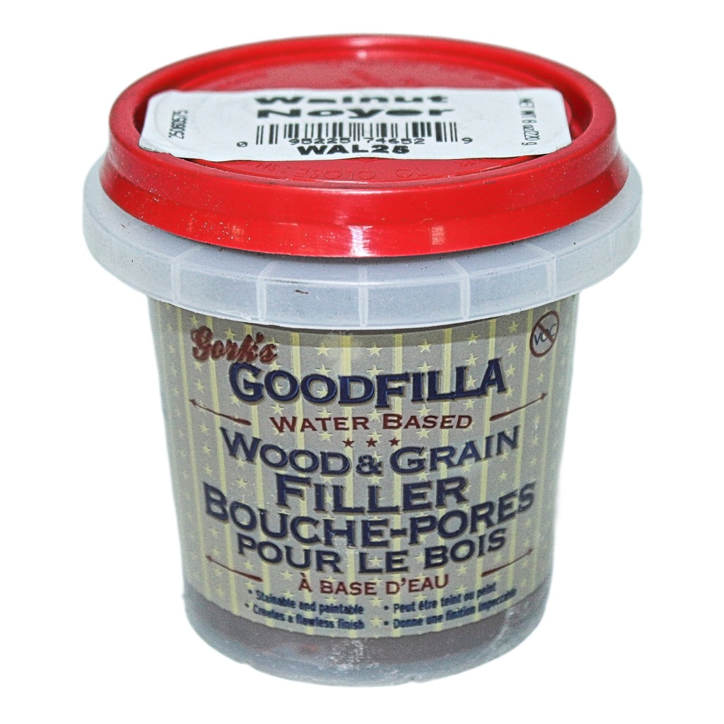 GoodFilla Wood Filler Walnut (1/4 Pint)
