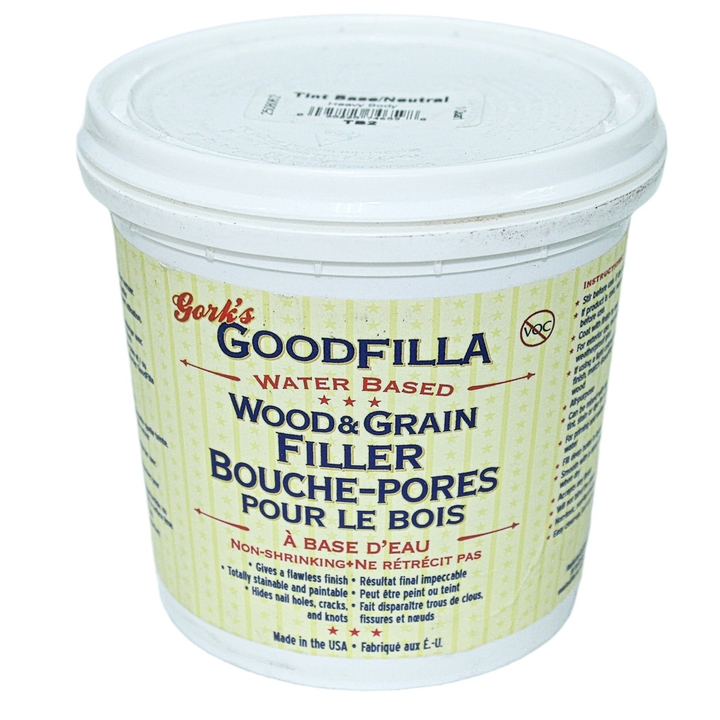GoodFilla Wood Filler Natural / Tint Base (Quart)