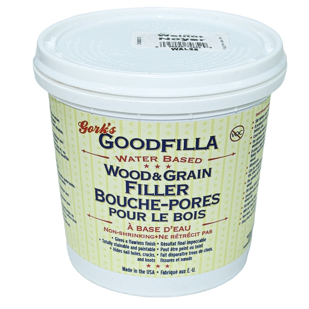 GoodFilla Wood Filler Walnut (Quart)