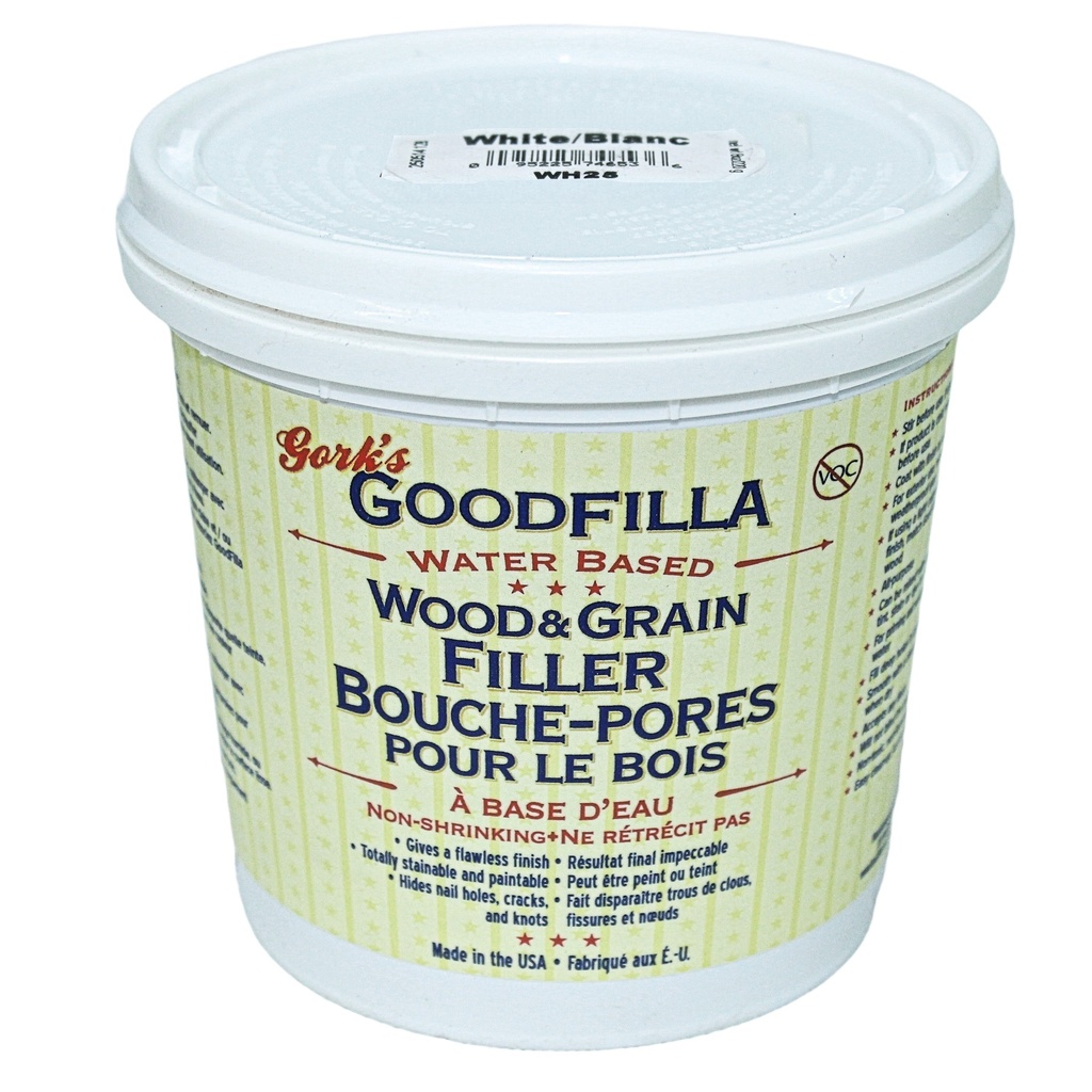 GoodFilla Wood Filler White (Quart)