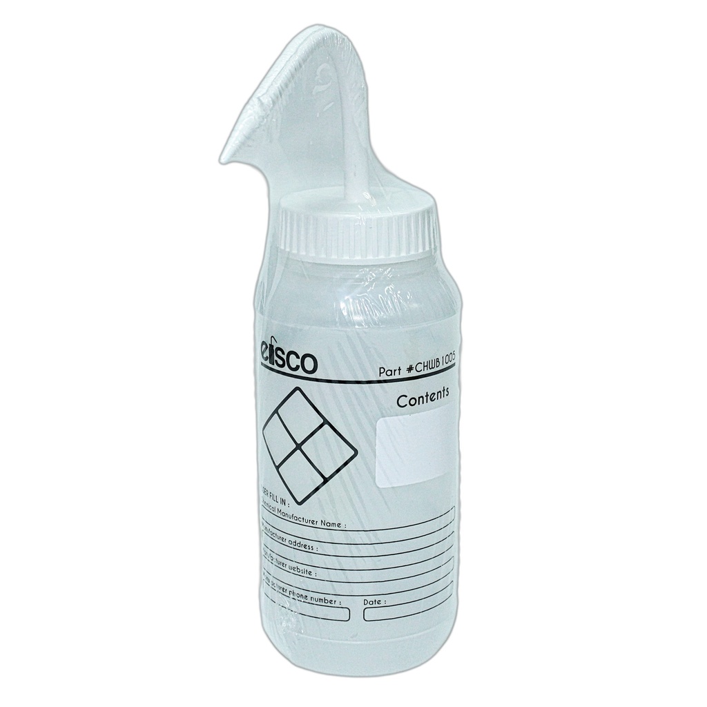 Safety Wash Bottle, 500mL/16 oz., Blank Label