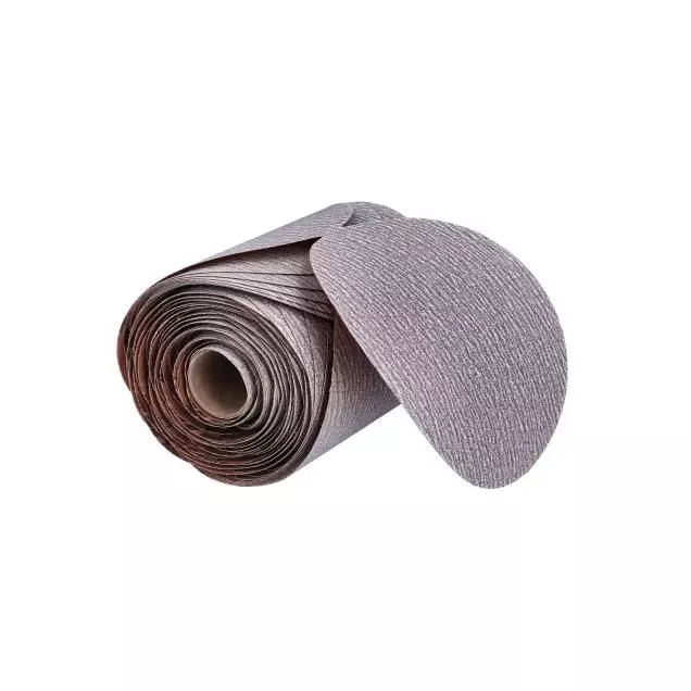 Disc 5" A275 paper PSA Disc Roll 180 Grit Aluminum Oxide(Roll/100)
