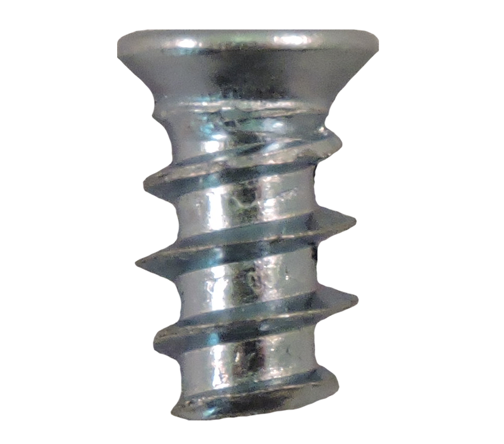 M6.3-11x10MM Phillips Flat Head Euro Screw Type B SMS Thread Zinc Plated