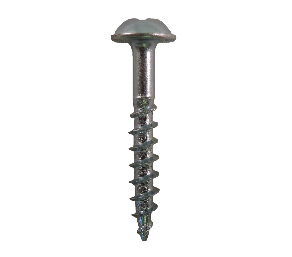 #8-11x1 1/2" Square/Phillips Round Washer Head Coarse Thread Zinc Plated Screws