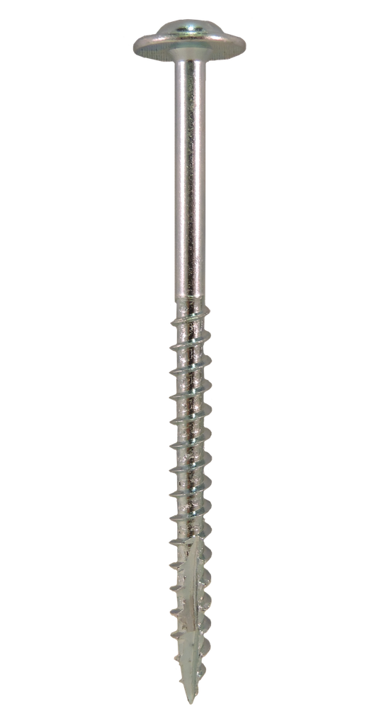 #10-9x3" Square/Phillips Round Washer Head Coarse Thread Double Type17 Zinc Plated