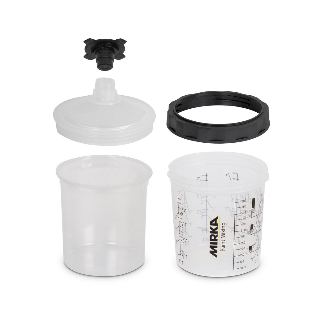 Paint Cup System 400ml (13oz), Filter Lid 125m