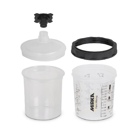 Paint Cup System 650ml (22oz), Filter Lid 125m