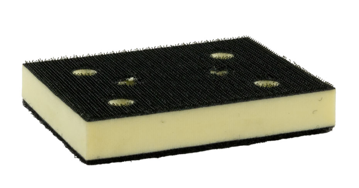 SurfPrep 3"x4" Firm Interface Pad 15mm Thick-Yellow