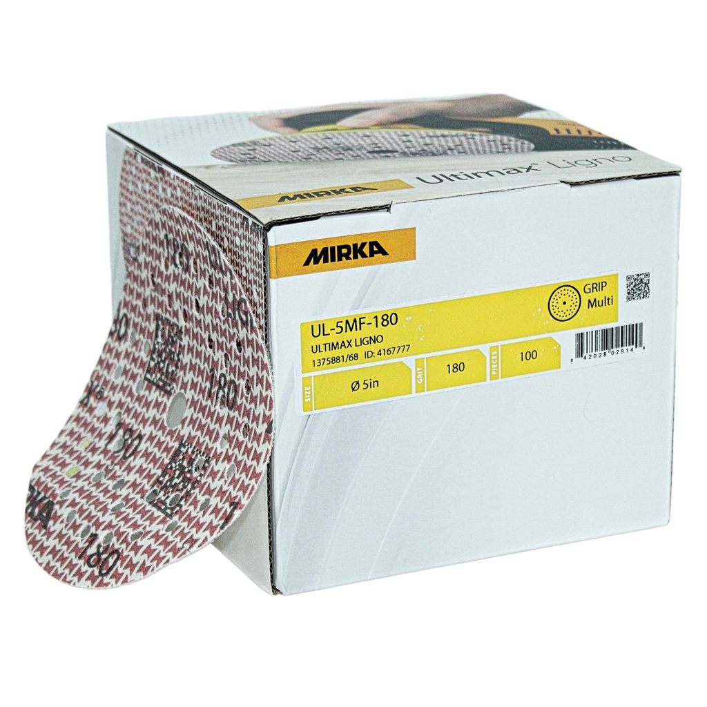 Ultimax Ligno 5" Grip Disc 180 Grit