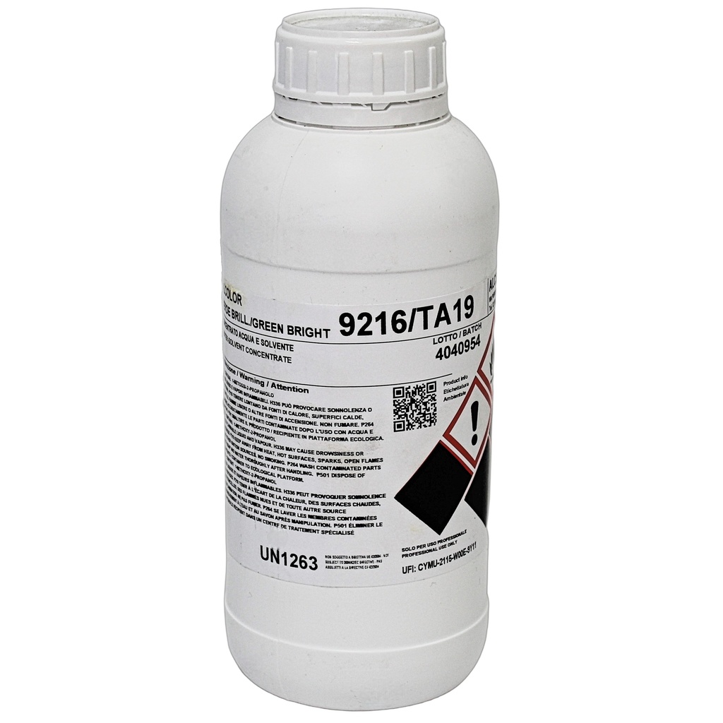 Alcolor Brilliant Green Water/Solvent Concentrate 