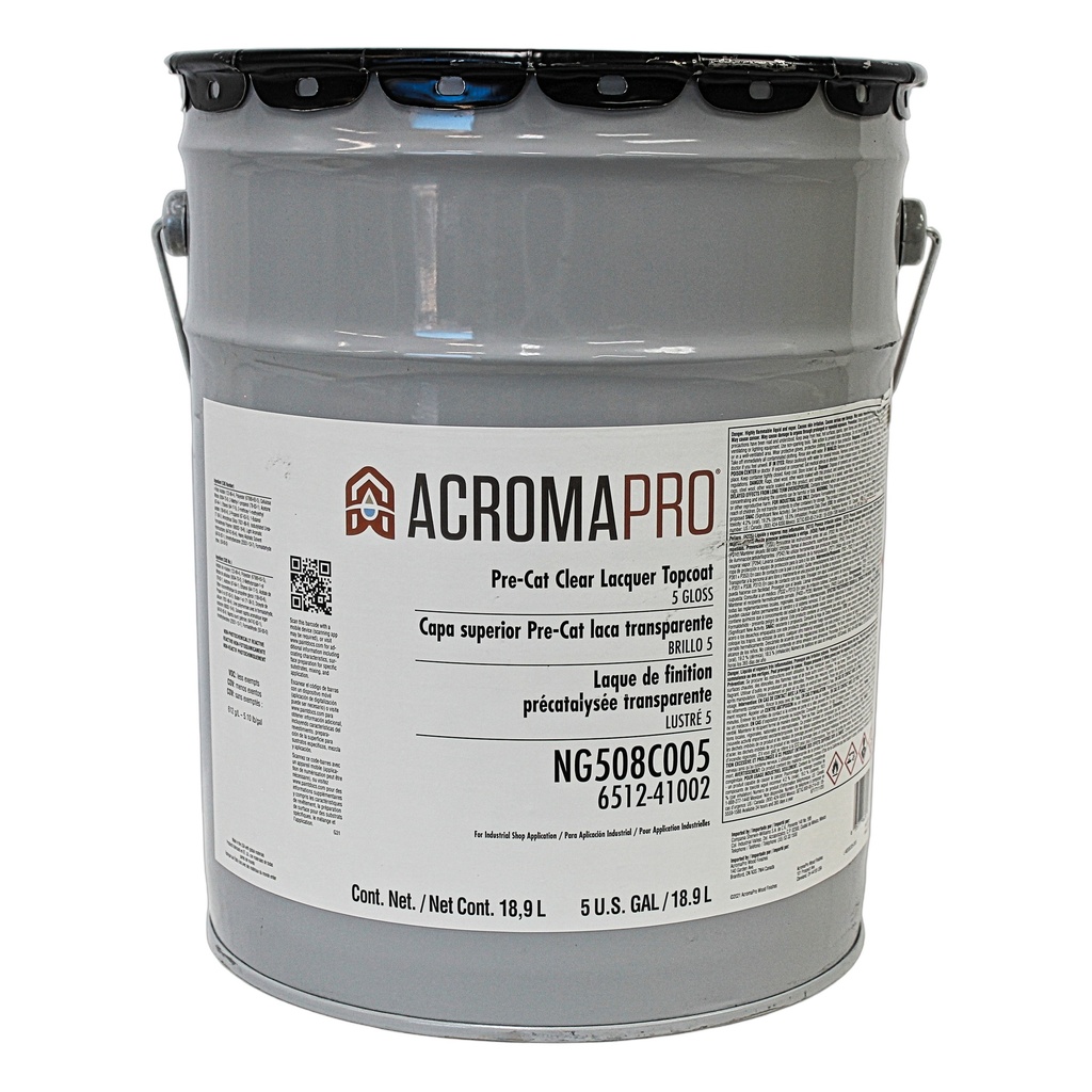 AcromaPro AP Precat Clear Laquer Topcoat 5 Sheen 