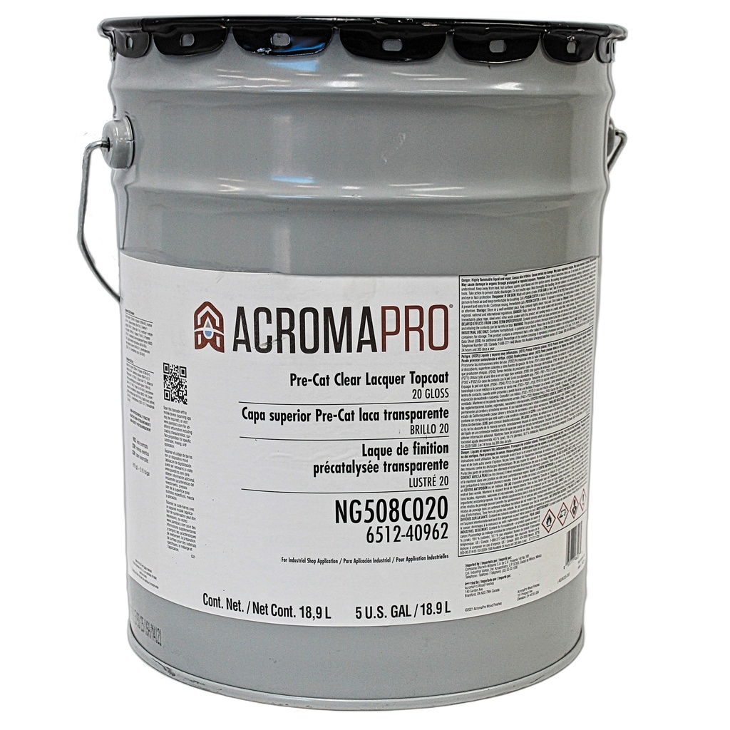 AcromaPro AP Precat Clear Laquer Topcoat 20 Sheen 
