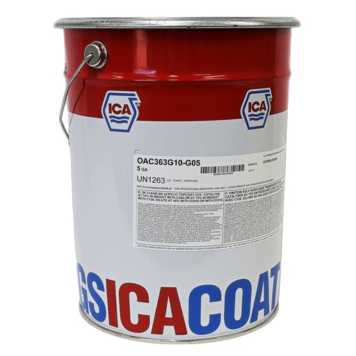 [OAC363G10-G05] PU ACRYLIC CLEAR TOP COAT - 10 SHEEN