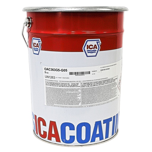 [OAC363G5-G05] PU ACRYLIC CLEAR TOP COAT - 5 SHEEN