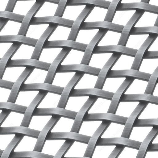 [88286142] Decorative Wire Mesh-Model C, Pewter, 36"w X 48"h