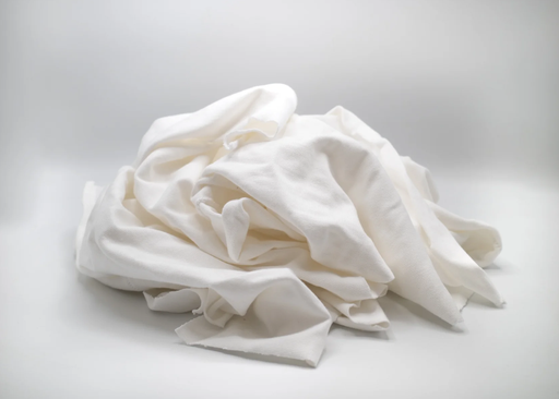 [432025PC] Rags, New White Knit (Pressure Box/25 Lbs)